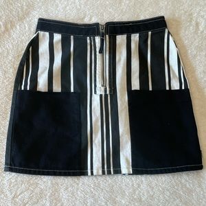 BDG striped mini skirt